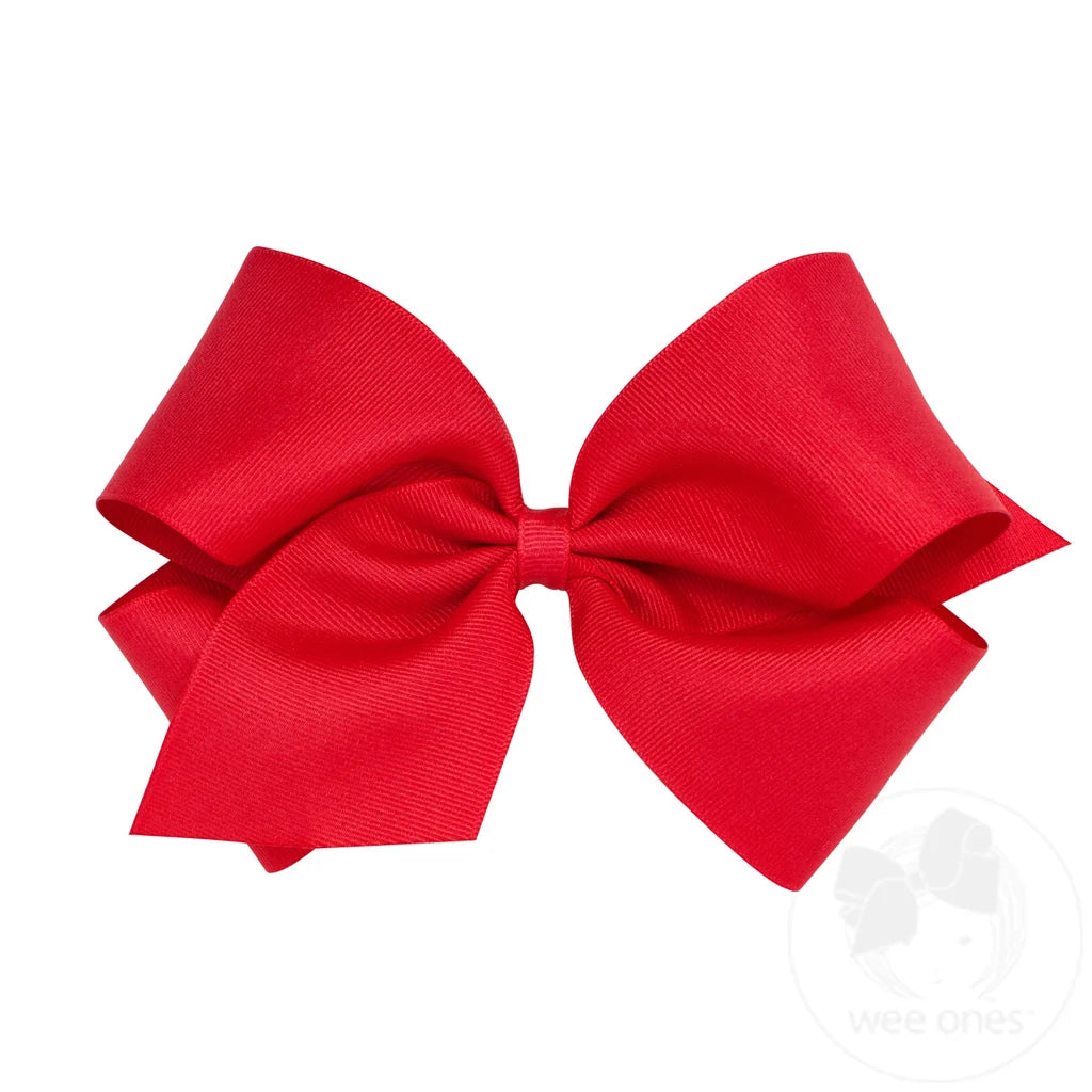 Wee Ones King Classic Grosgrain Bow