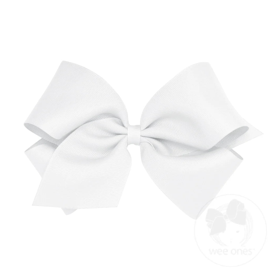 Wee Ones King Classic Grosgrain Bow