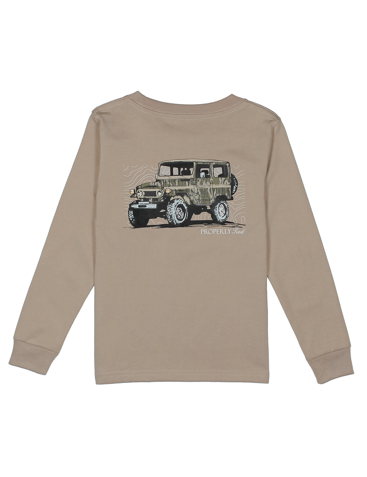 Properly Tied- Boys Mossy Oak T Shirt- Topo Cruiser