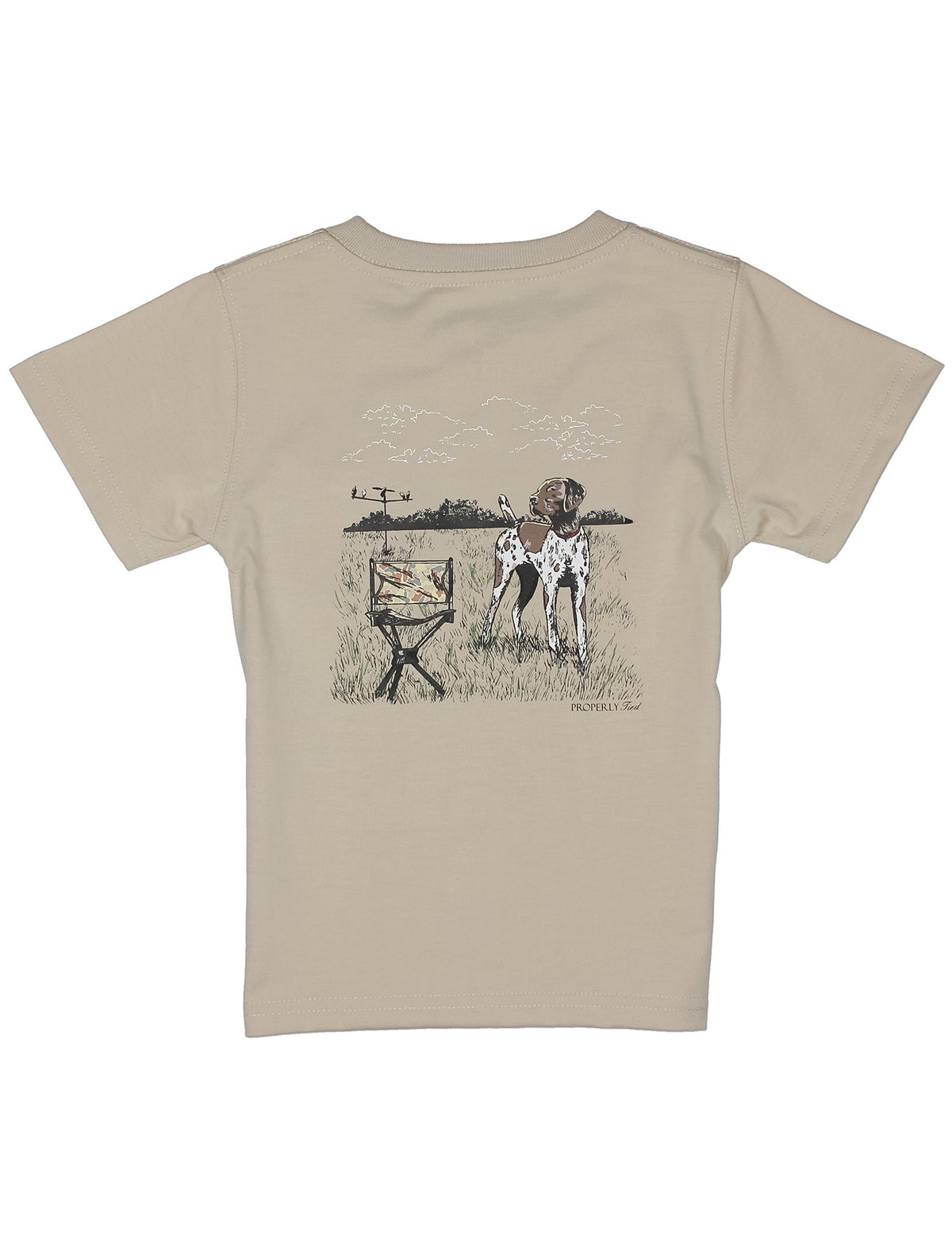 Short Sleeve Dove Hunt- Linen