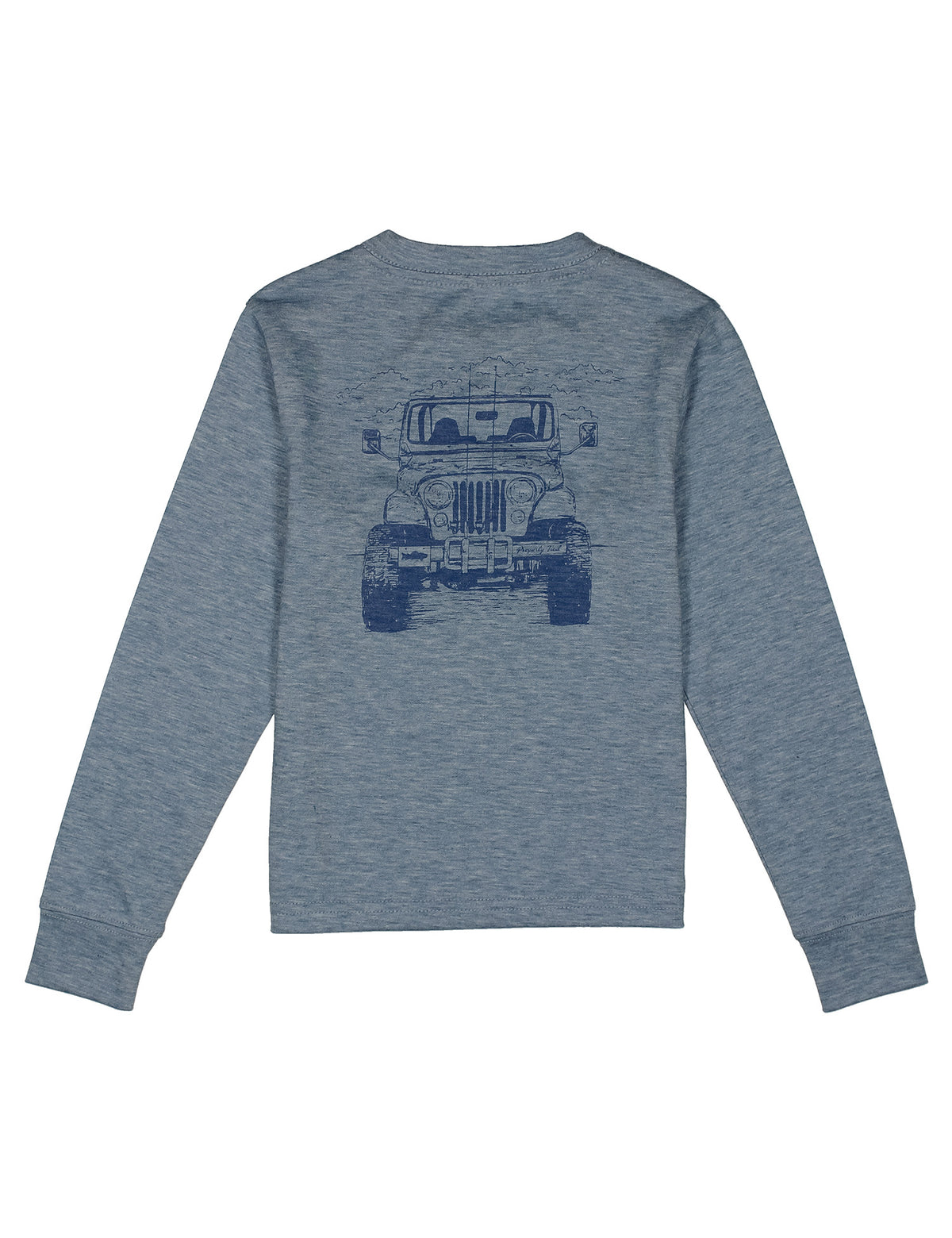 Portland Long Sleeve Pocket Tee- Rod Runner Ocean
