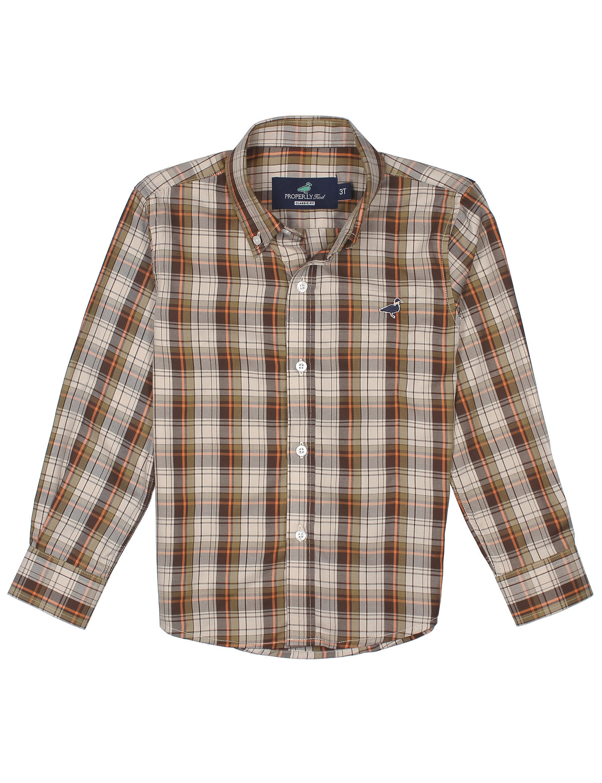 Properly Tied- Boys Sportshirt Campfire