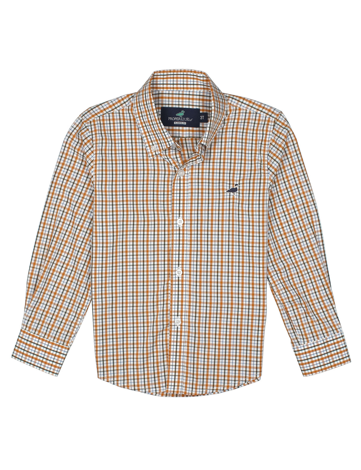 Properly Tied- Boys Sportshirt Maize