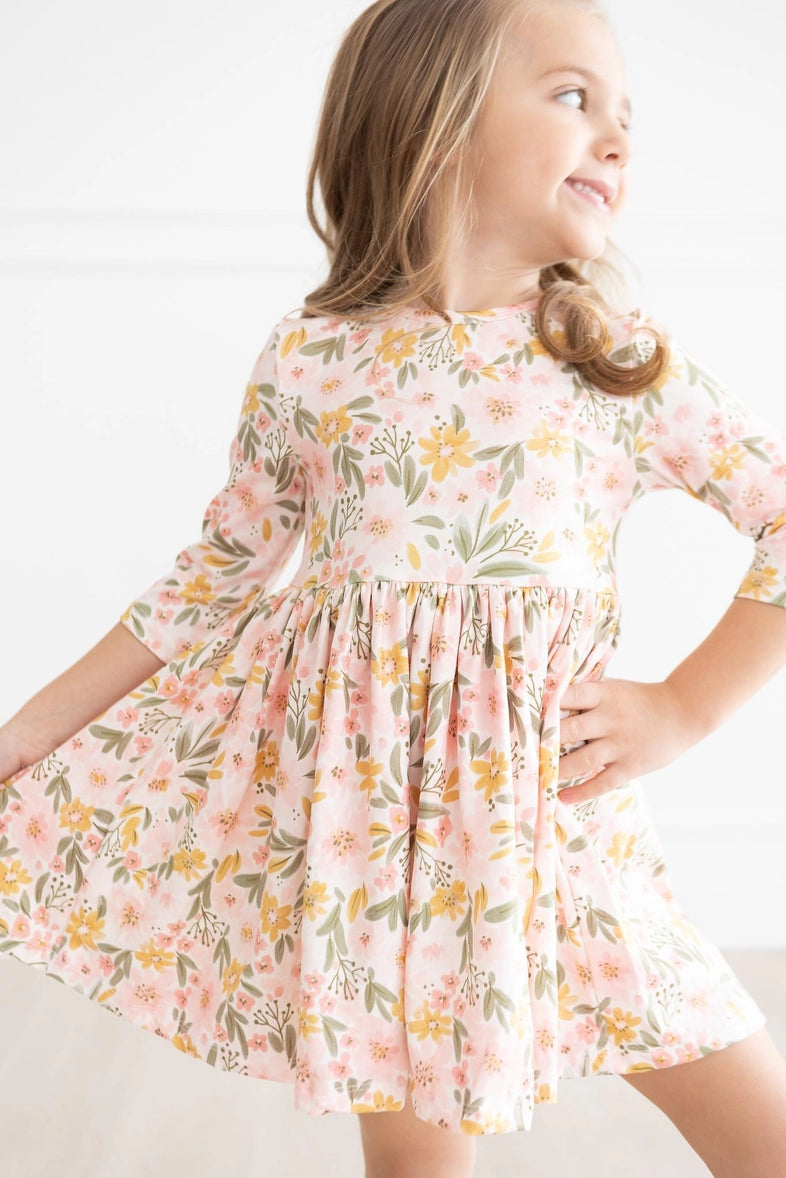 Mila & Rose- Pretty Peachy Twirl Dress