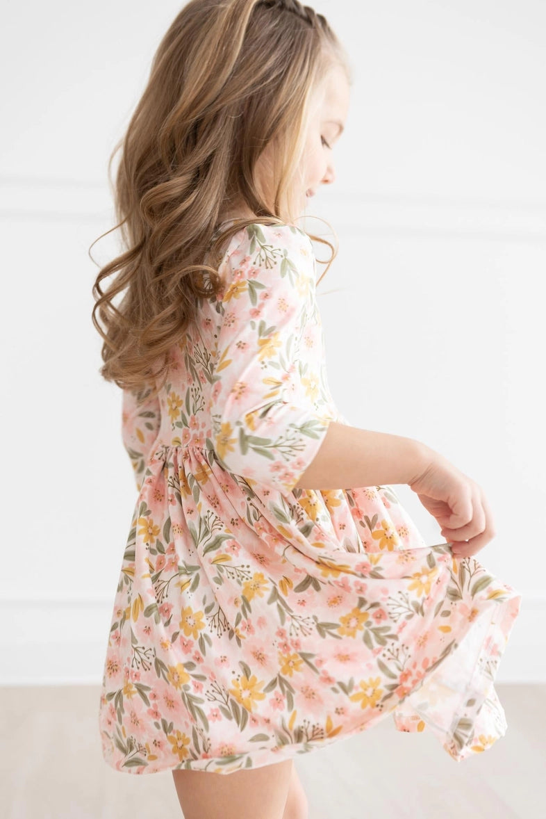 Mila & Rose- Pretty Peachy Twirl Dress