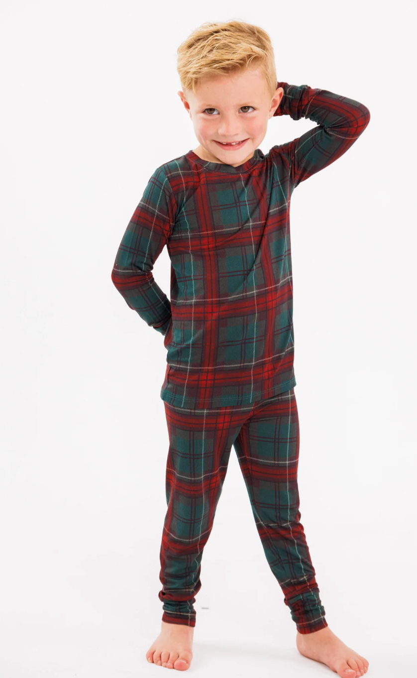 Holiday Heritage Plaid Two Piece Set