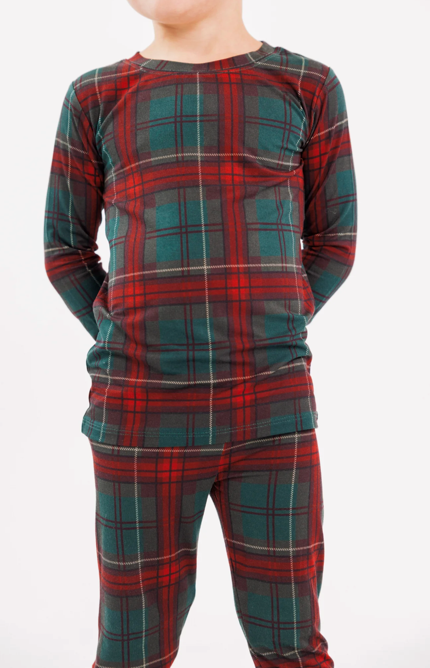Holiday Heritage Plaid Two Piece Set