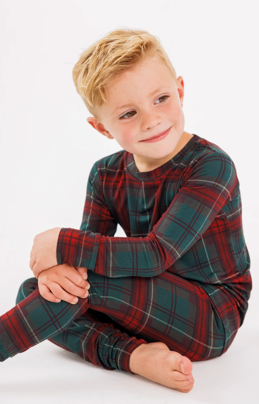 Holiday Heritage Plaid Two Piece Set