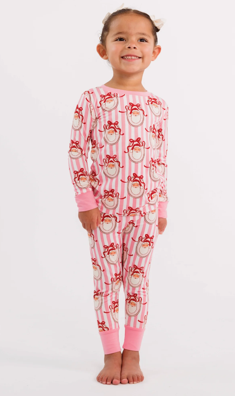 Pink Santa Claus Lane Two Piece Set