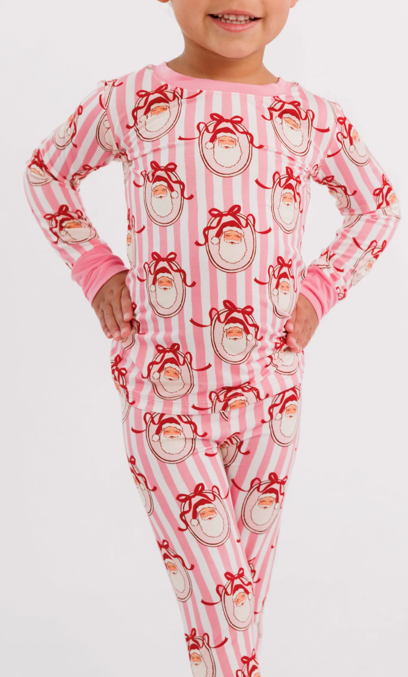 Pink Santa Claus Lane Two Piece Set
