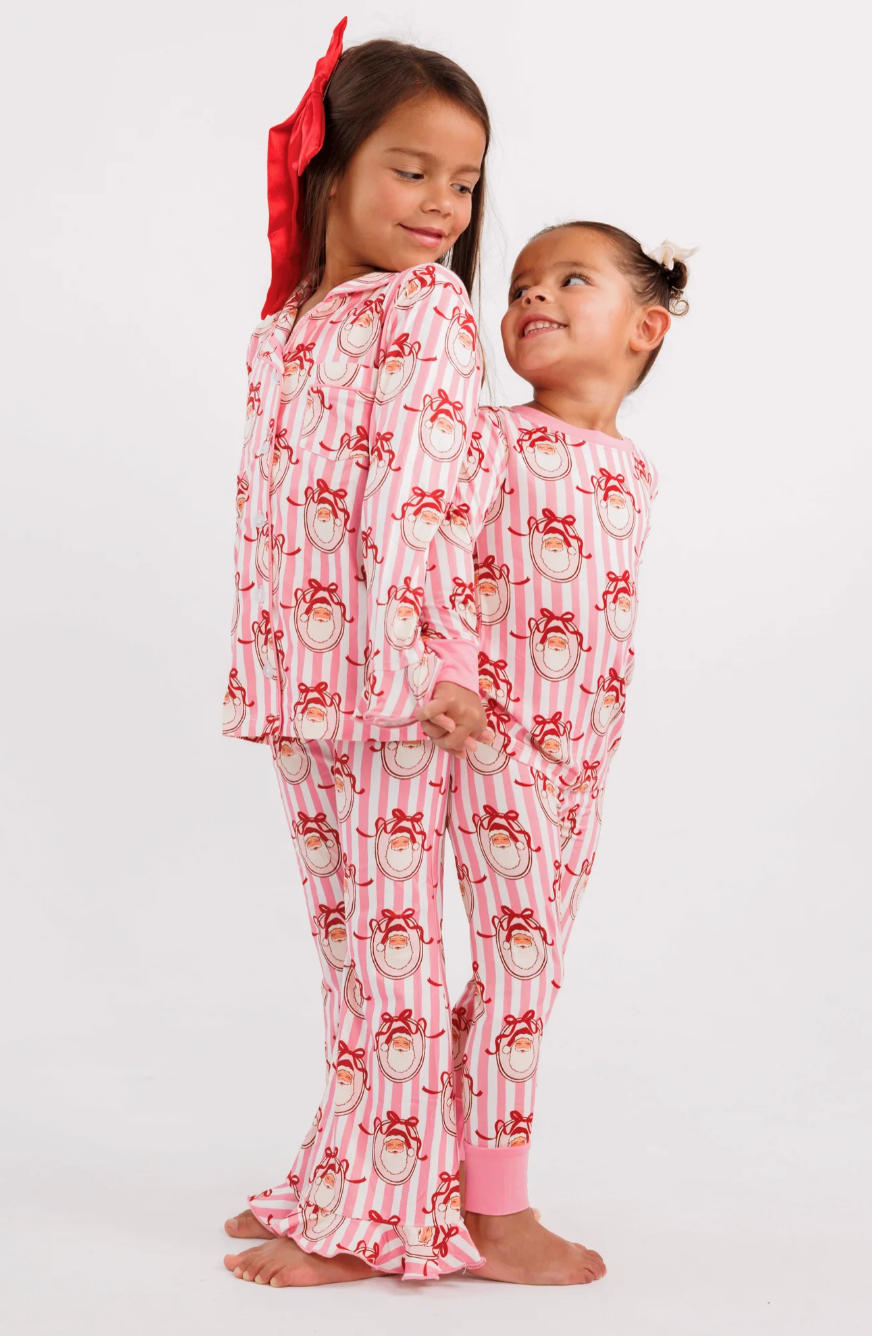 Pink Santa Claus Lane Two Piece Set