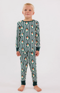 Green Santa Claus Lane Two Piece Set