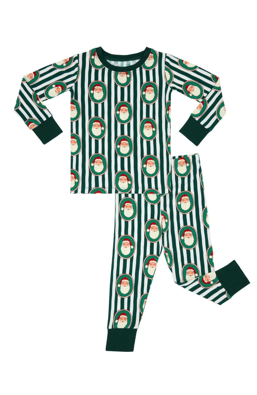 Green Santa Claus Lane Two Piece Set