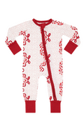 Vintage Bows and Blossoms Zipper Romper