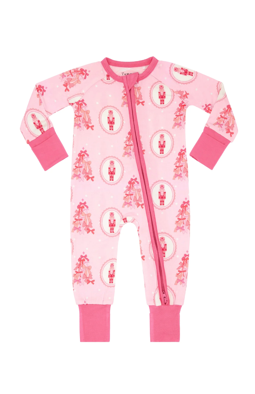 Wrapped in Bows Zipper Romper