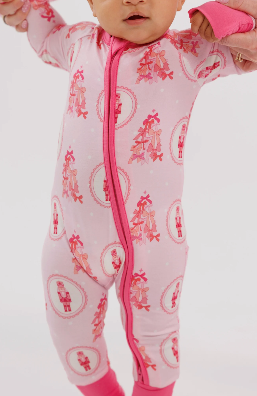 Wrapped in Bows Zipper Romper