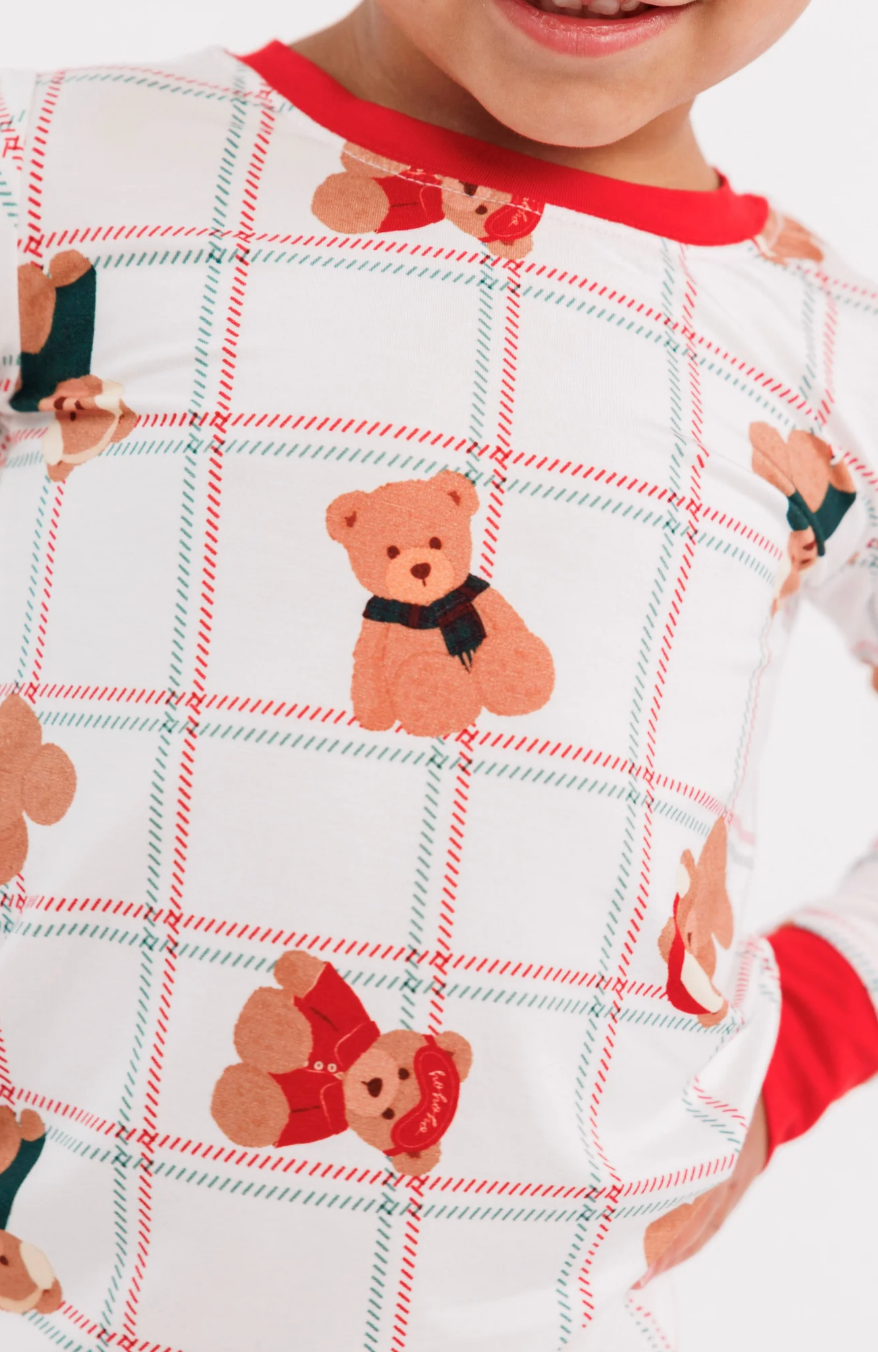 Cozy Christmas Bears Two Piece Set