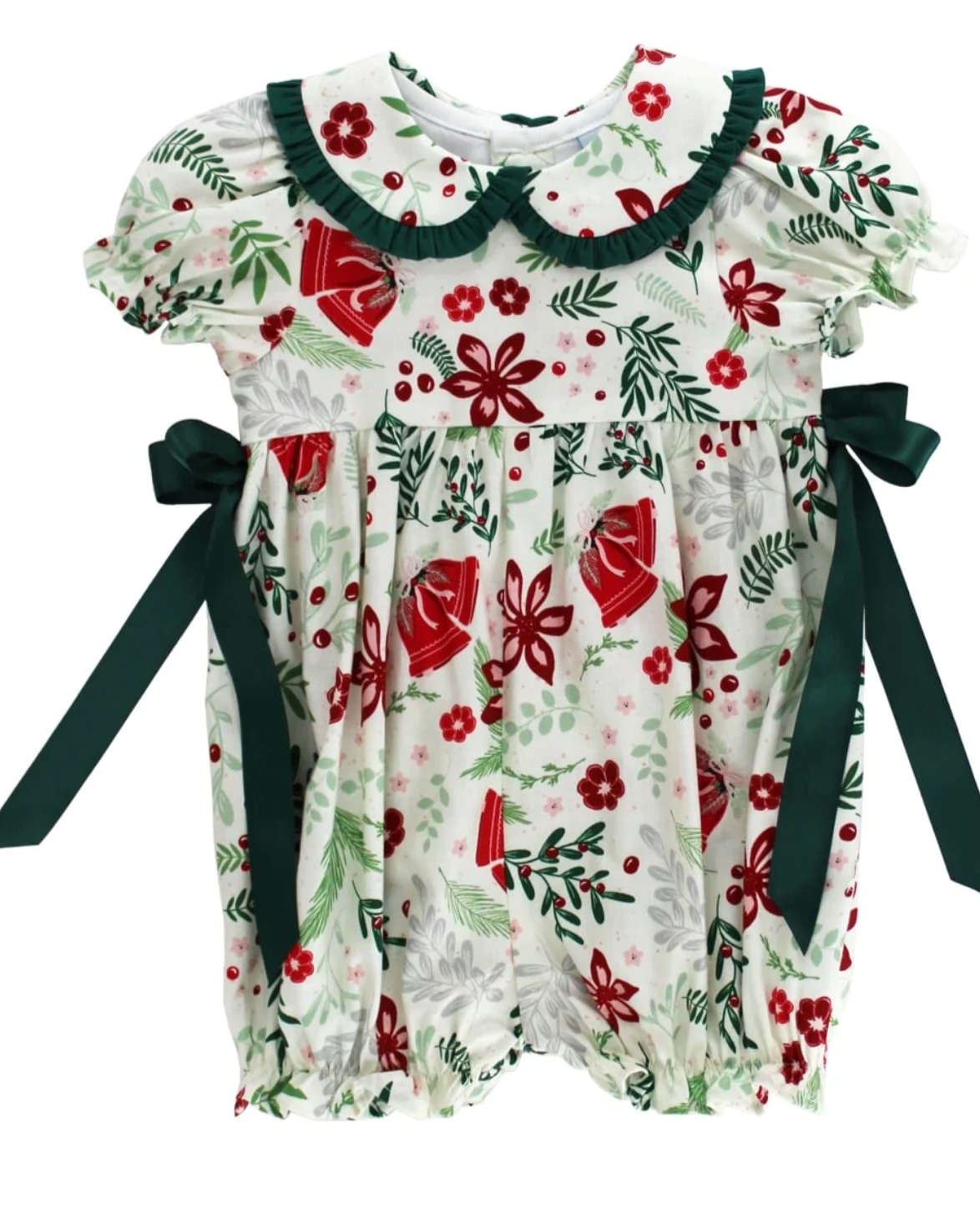 Bailey Boys Heirloom Holly with Basil - Girls Bubble Short