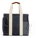 TRVL Design- Tall Tote Coated Canvas Navy