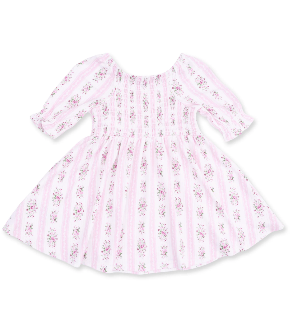 Bella Rose Stripe- Jennifer Dress and Bloomer