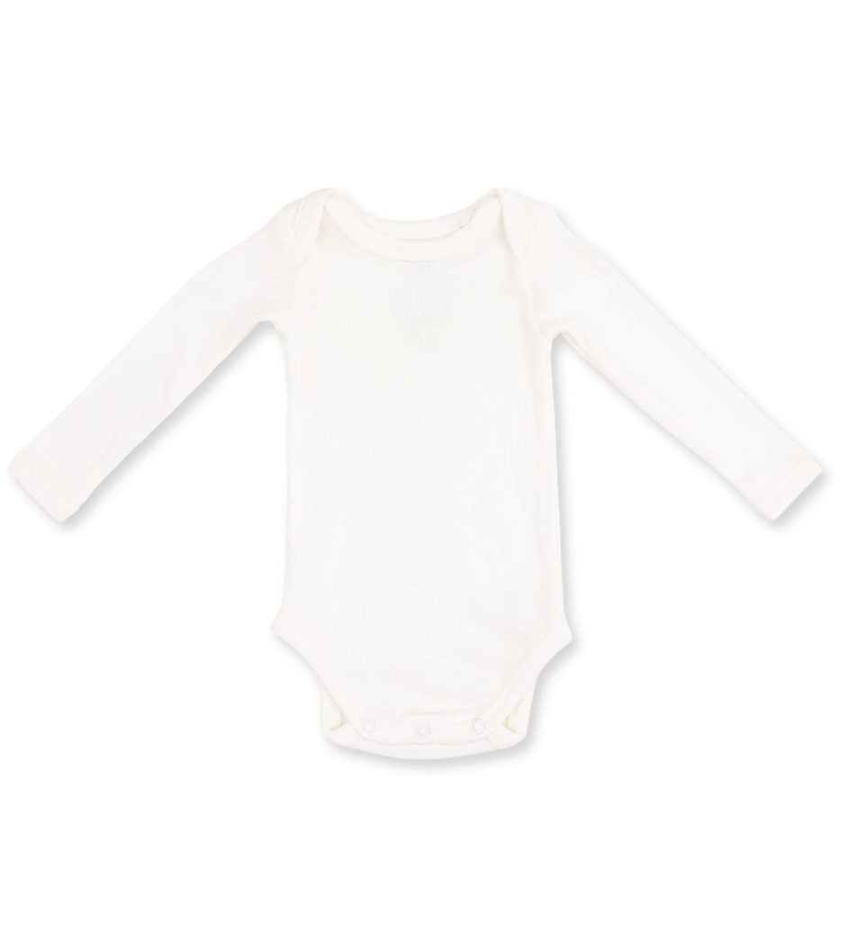 Solid Snow White Shoulder Bodysuit