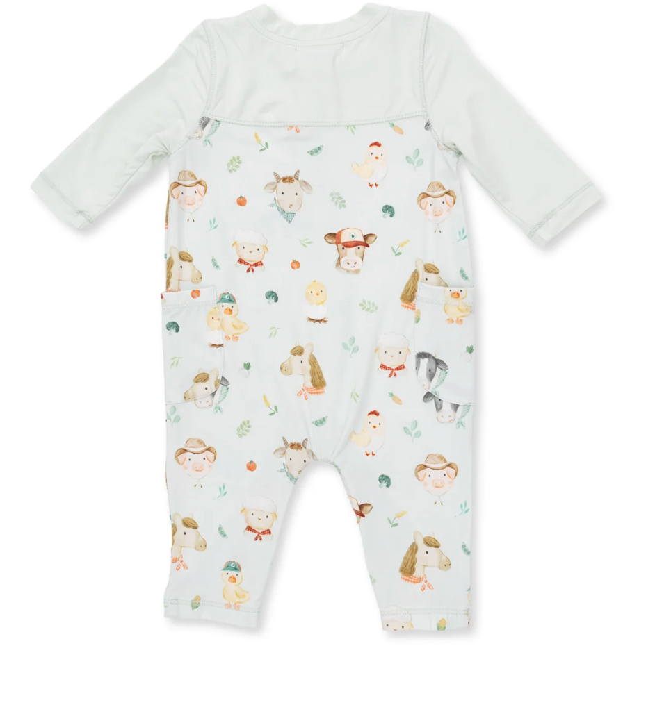 Baby Farm Faces Romper