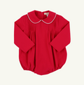 The Beaufort Bonnet Company- Long Sleeve Boone Bubble- Richmond Red