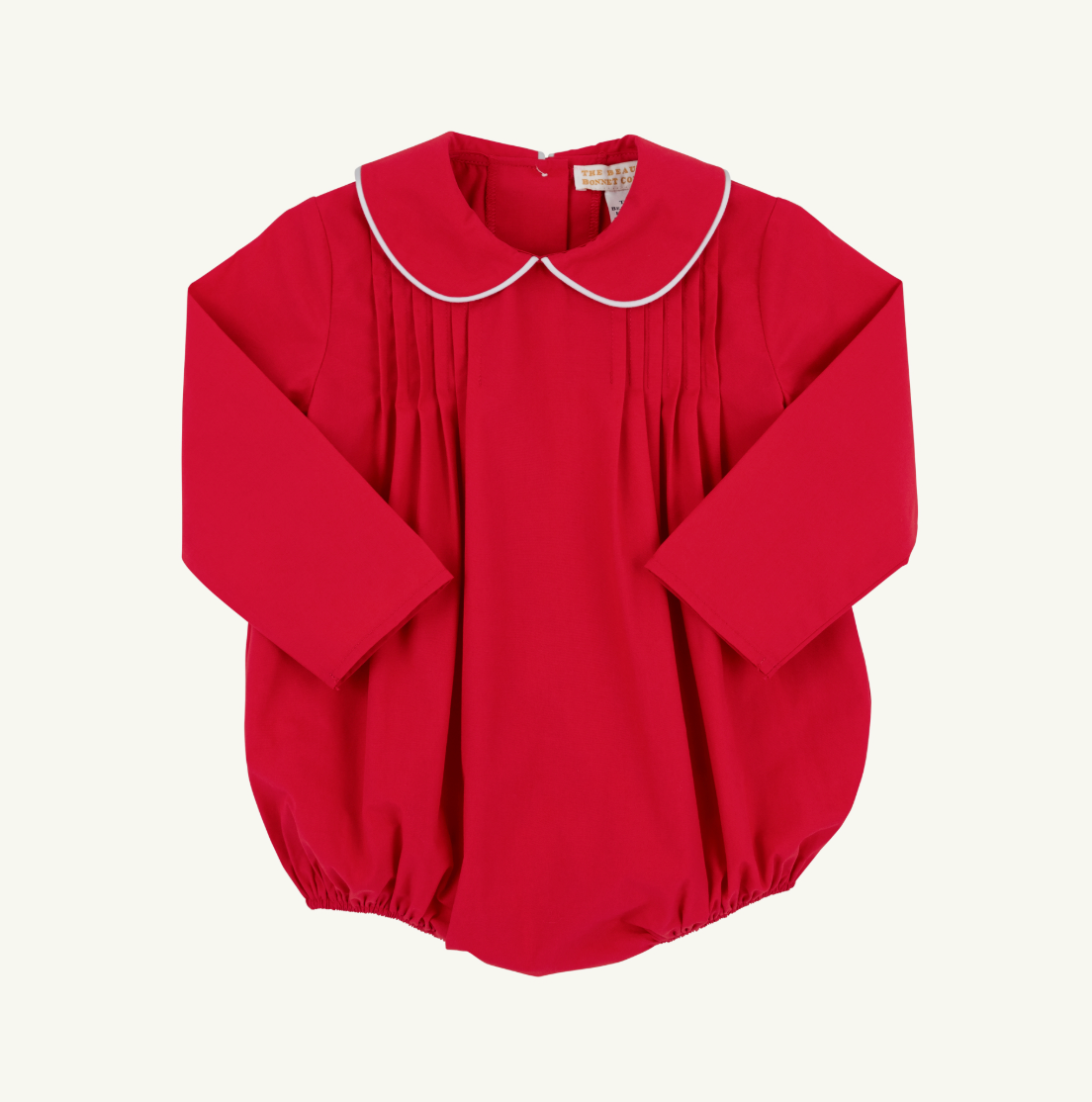 The Beaufort Bonnet Company- Long Sleeve Boone Bubble- Richmond Red
