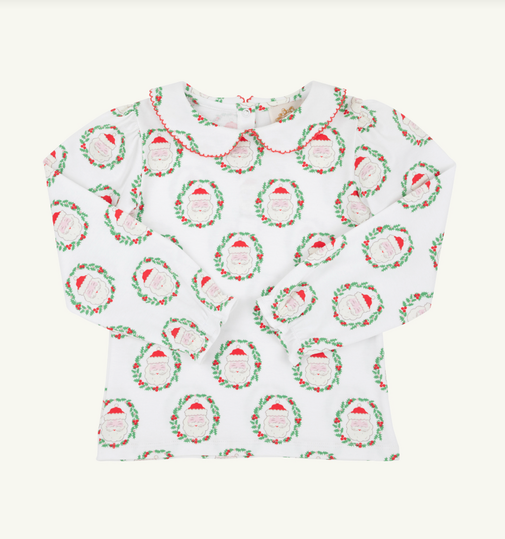 The Beaufort Bonnet Company- North Pole Maude's Peter Pan Collar Shirt