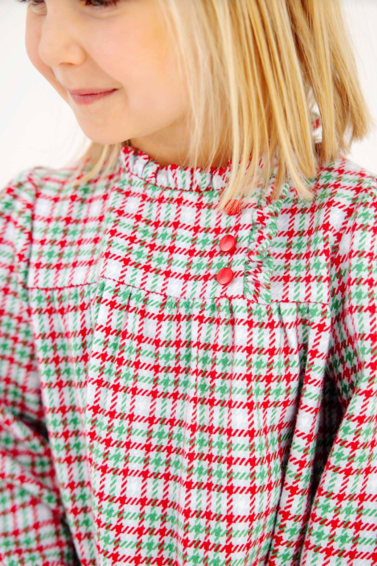 The Beaufort Bonnet Company- Wicker Park Plaid Mary Baker Day Dress