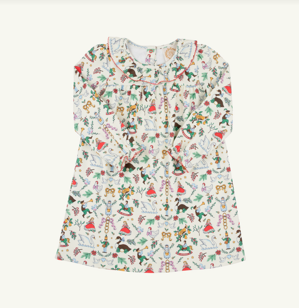 The Beaufort Bonnet Company- 12 Days of Christmas Ramona Ruffle Dress
