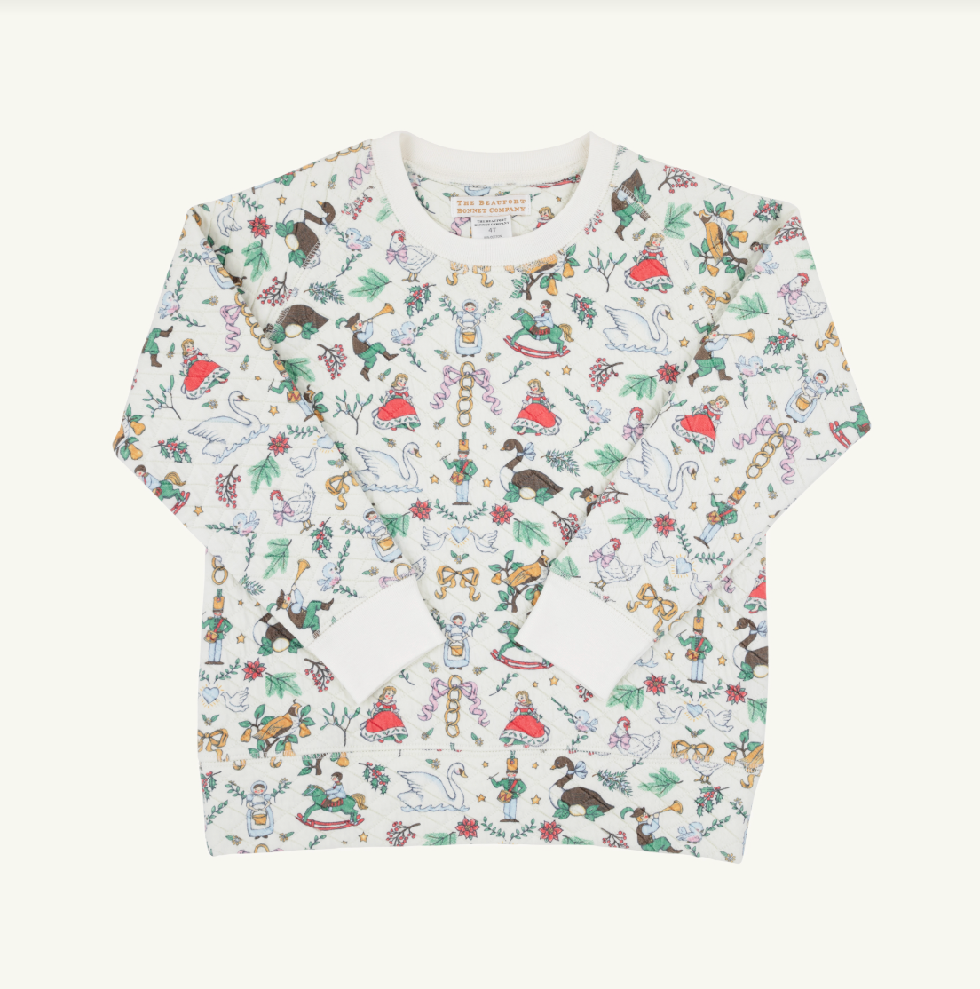 The Beaufort Bonnet Company- 12 Days of Christmas Cassidy Comfy Crewneck - Quilted