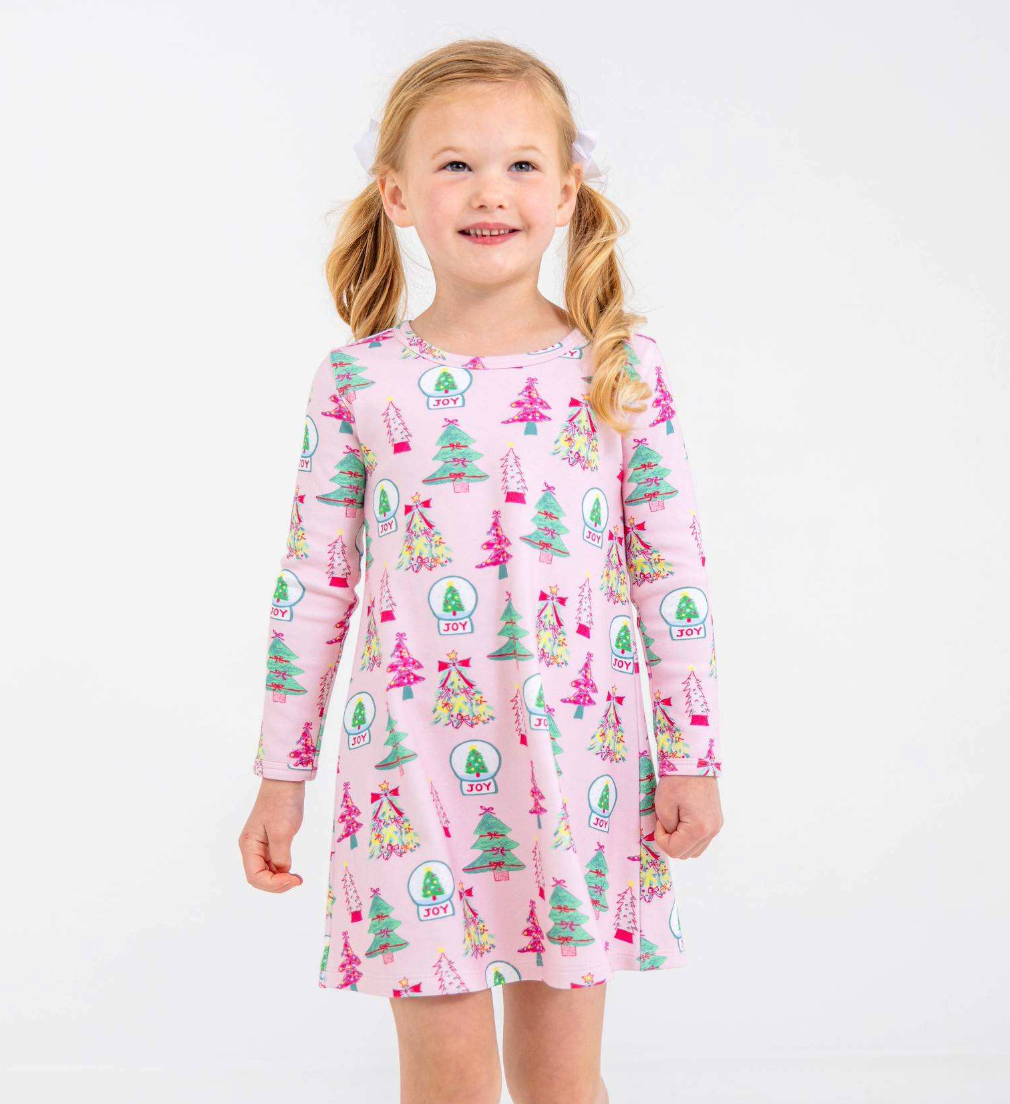 The Beaufort Bonnet Company- Long Sleeve Polly Play Dress- Christmas Coloring Contest
