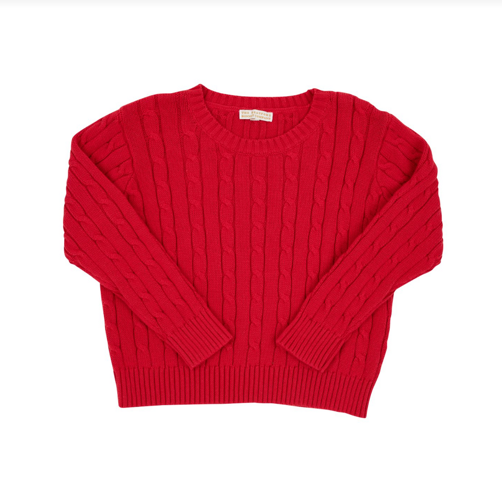 The Beaufort Bonnet Company- Crawford Crewneck Richmond Red