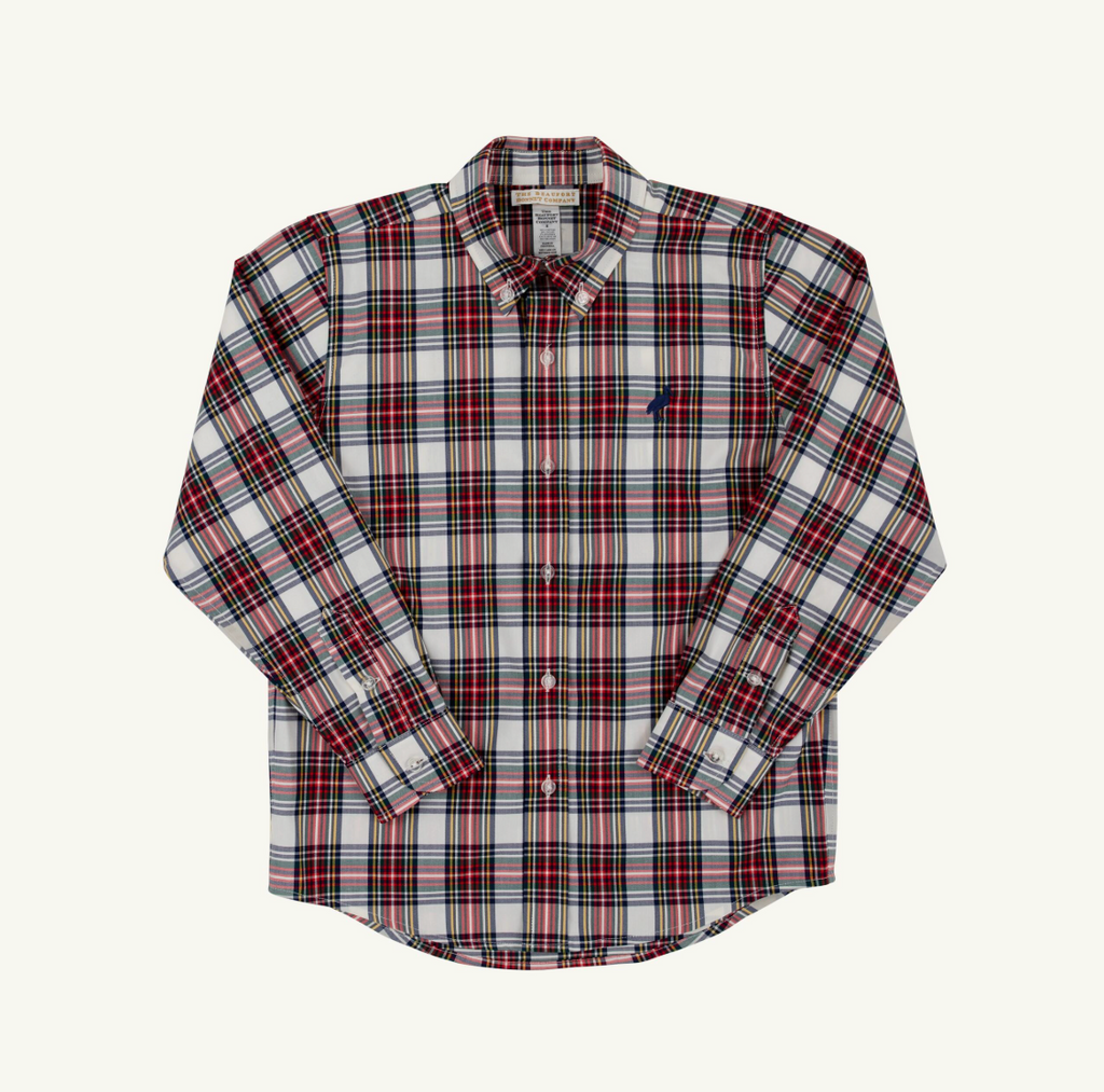 The Beaufort Bonnet Company- Deans List shirt Paris Pike Plaid