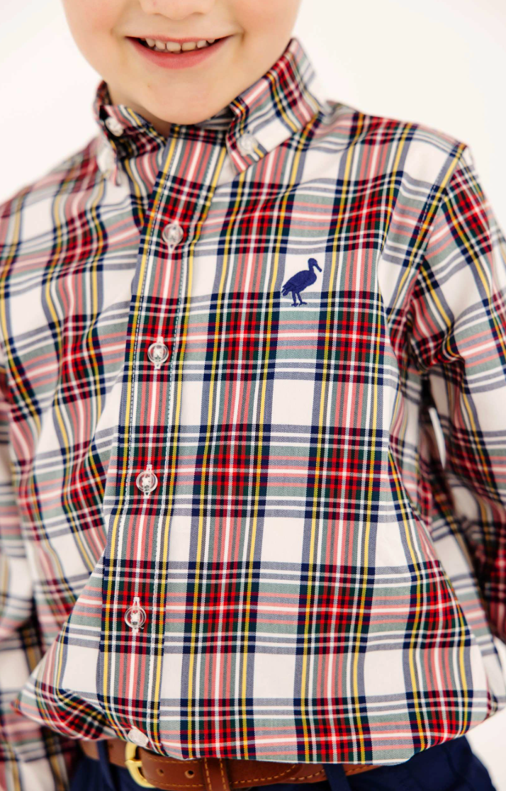 The Beaufort Bonnet Company- Deans List shirt Paris Pike Plaid