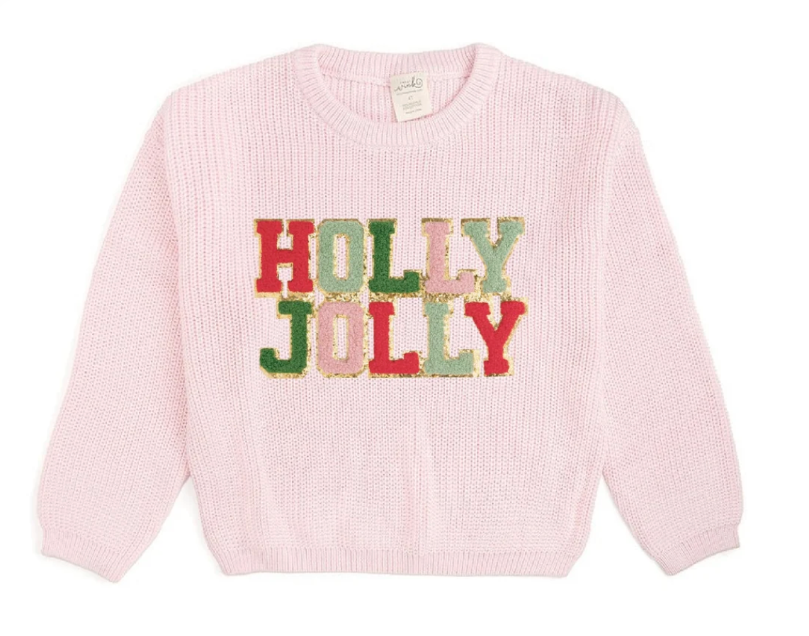 Holly Jolly Patch Christmas Sweater