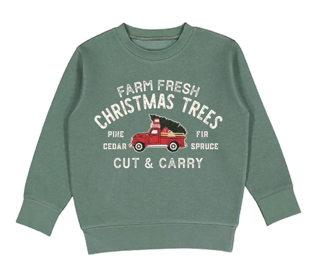 Farm Fresh Christmas Tree Patch Sweatshirt