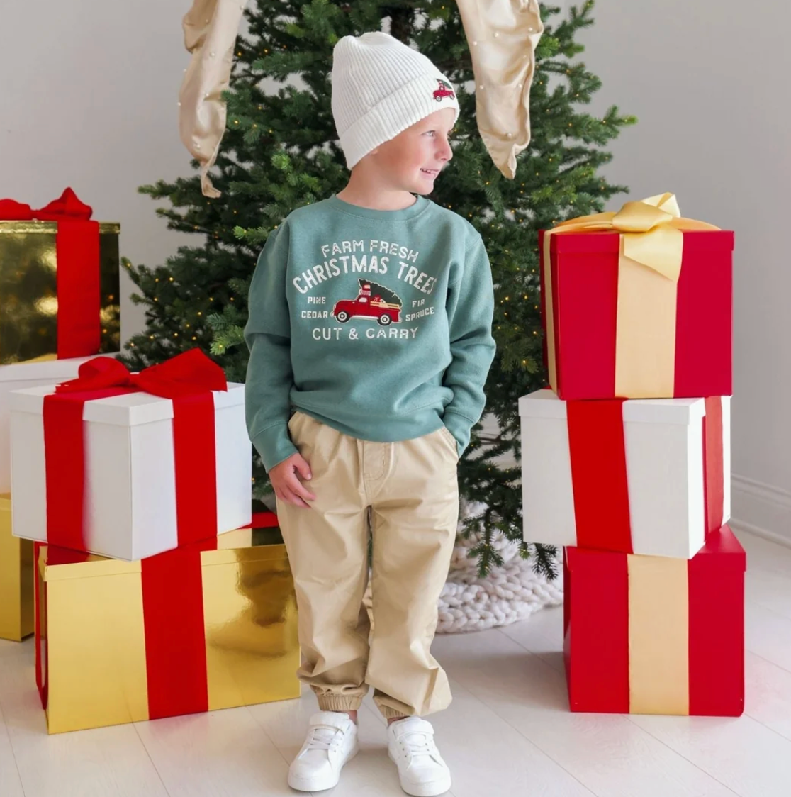 Farm Fresh Christmas Tree Patch Sweatshirt