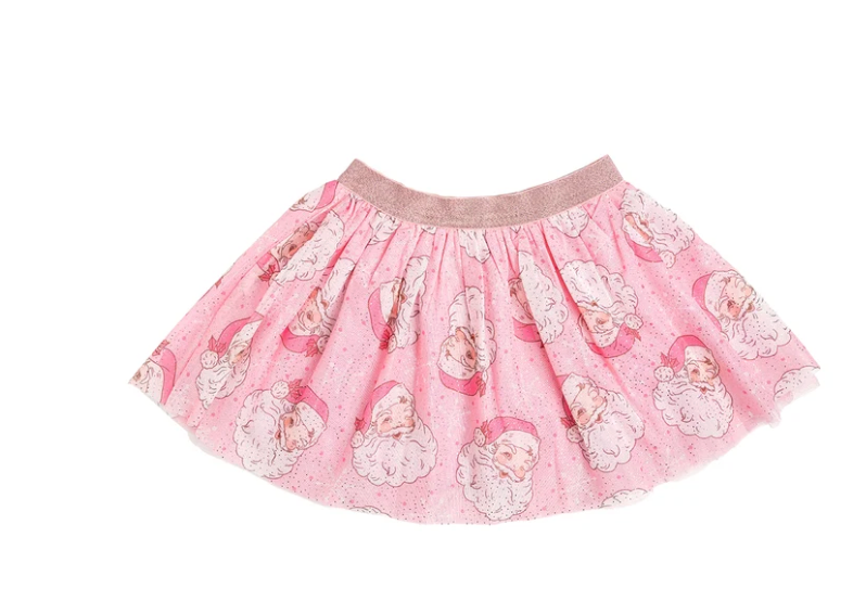 Retro Santa Christmas Tutu Skirt