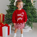 Holly Jolly Bow Christmas Knit Sweater