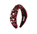 Christmas Tartan Pearl Headband