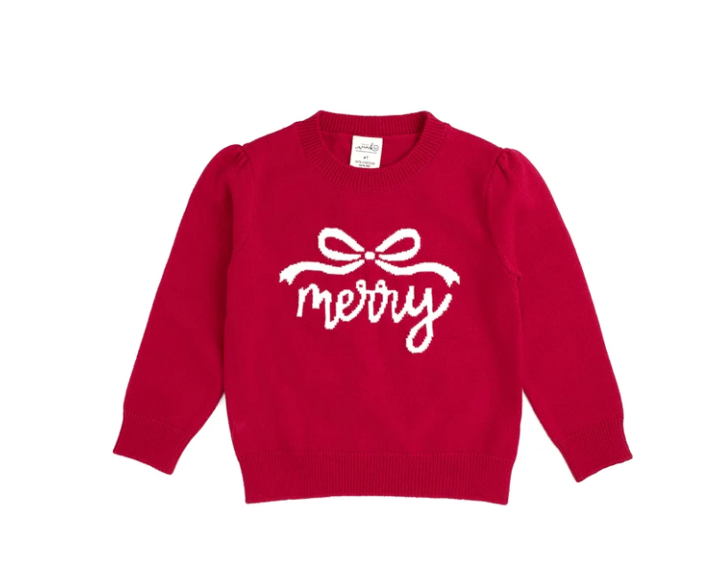 Merry Bow Christmas Sweater