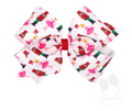King Nutcracker Print Christmas Hair Bow