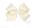 King Crepe Satin with Grosgrain Underlay Hair Bow