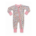 Poppy Floral Zipper Romper