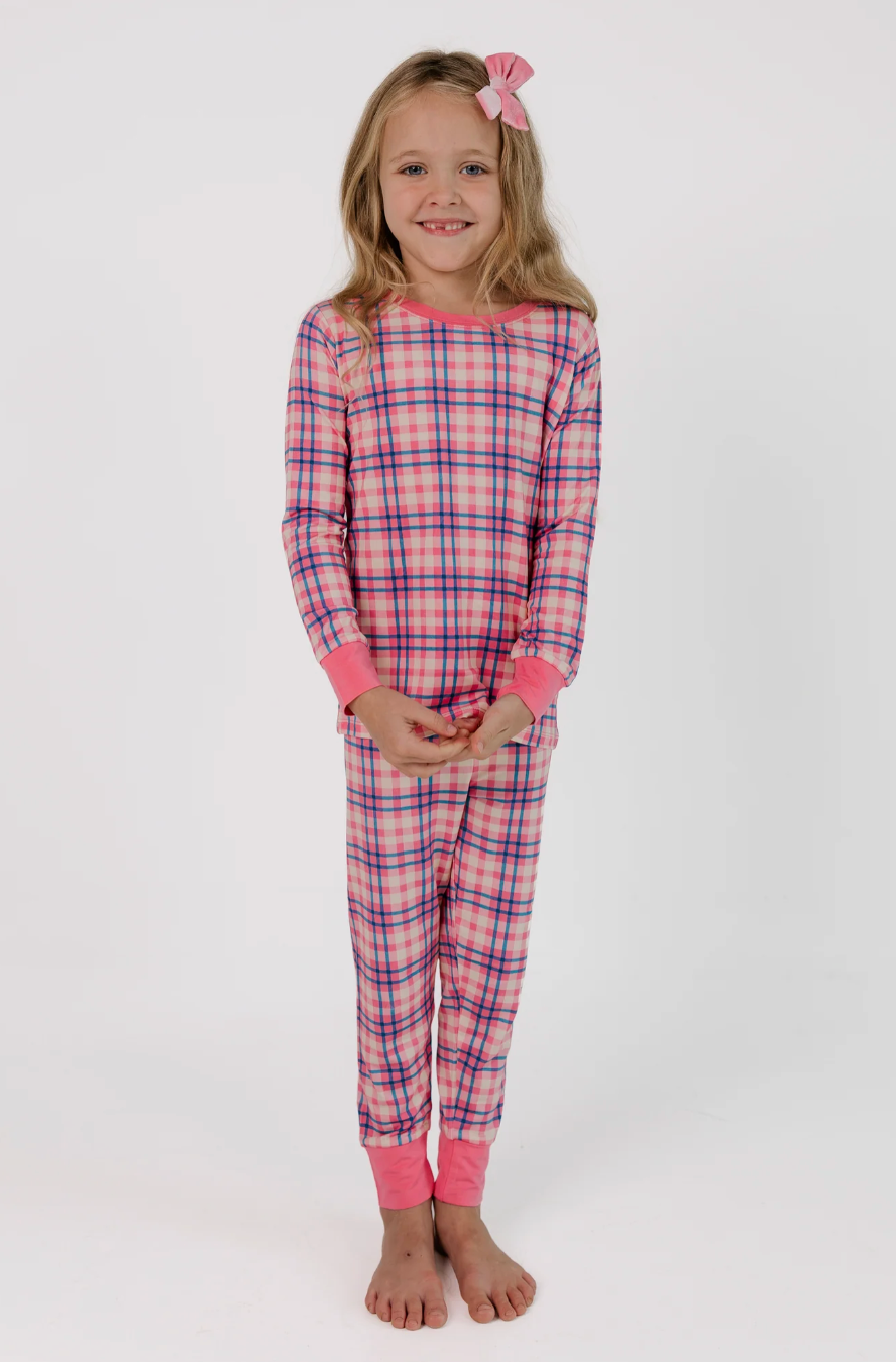 Georgia Plaid Two Piece Set