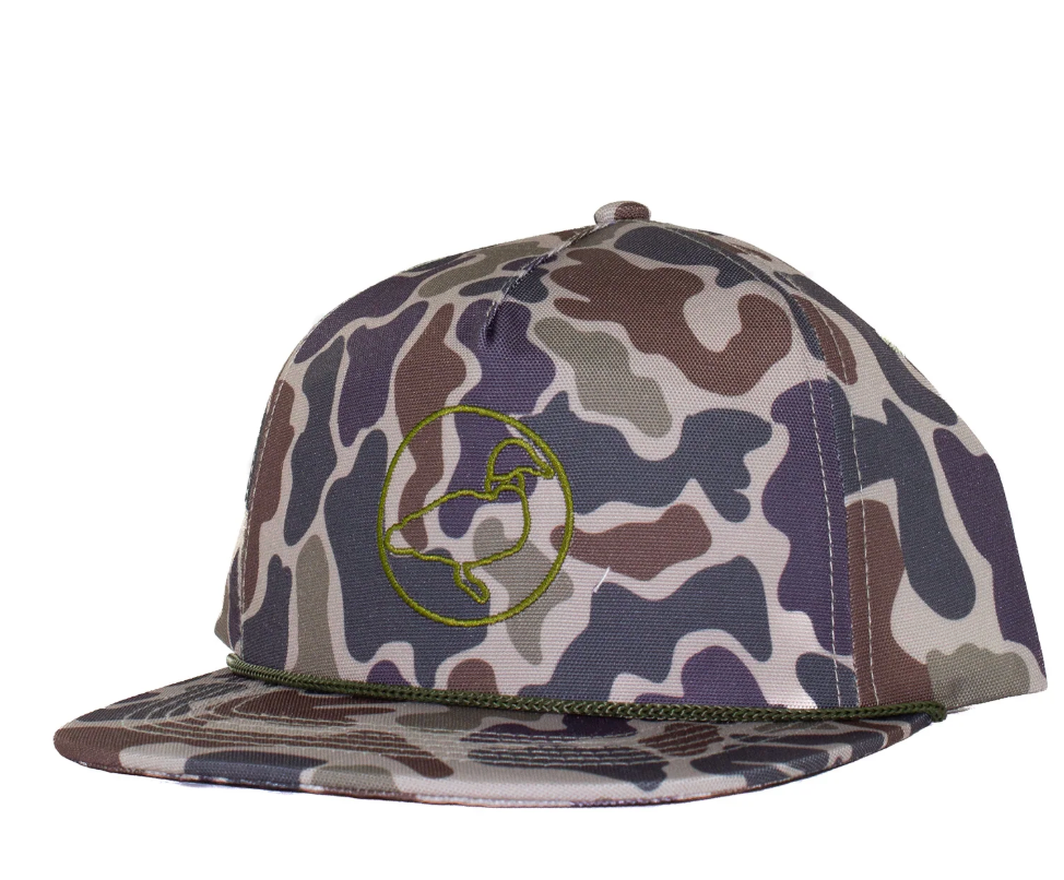 Boys Sportsman Rope Hat Vintage Camo