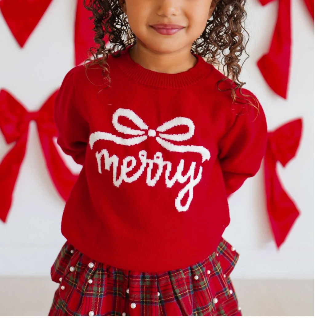 Merry Bow Christmas Sweater