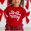 Merry Bow Christmas Sweater